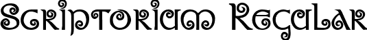 Scriptorium Regular font - ji-plaguy.ttf