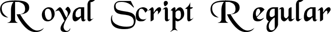 Royal Script Regular font - ji-phonal.ttf
