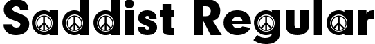 Saddist Regular font - ji-phylar.ttf