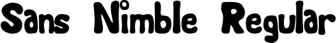 Sans Nimble Regular font - ji-pigeon.ttf