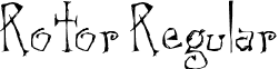 Rotor Regular font - ji-peplus.ttf