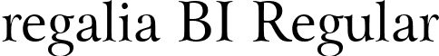 regalia BI Regular font - ji-pantos.ttf