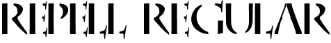 REPELL Regular font - ji-pareus.ttf