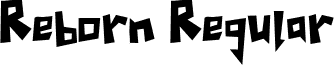 Reborn Regular font - ji-owners.ttf