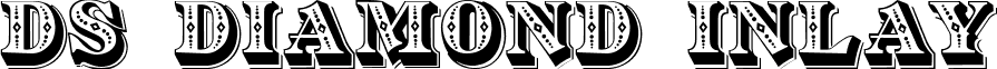 DS Diamond Inlay font - DS_Diamond_Inlay.ttf