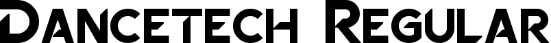 Dancetech Regular font - Dancetech.otf