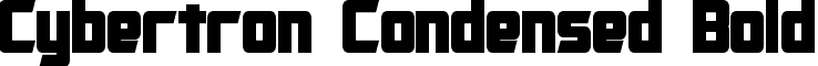 Cybertron Condensed Bold font - Cybertron Condensed Bold.otf