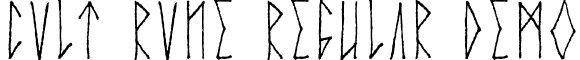 Cvlt Rvne Regular Demo font - Cvlt-Rvne-Demo.ttf