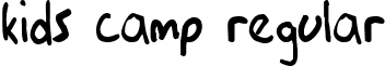 Kids Camp Regular font - ji-holdup.ttf