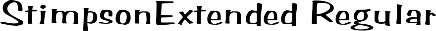 StimpsonExtended Regular font - stimpsonextended.ttf