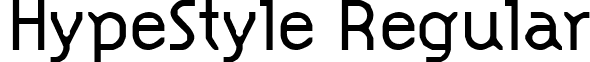 HypeStyle Regular font - hypestyle.ttf