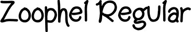 Zoophel Regular font - zoophel.ttf