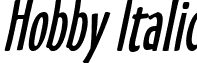 Hobby Italic font - hobbyitalic.ttf