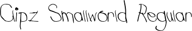 Clipz Smallworld Regular font - clipzsmallworld.ttf