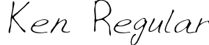 Ken Regular font - ken_____.ttf