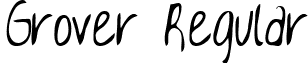 Grover Regular font - grover__.ttf