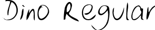 Dino Regular font - dino____.ttf