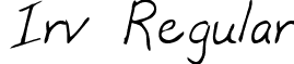 Irv Regular font - irv_____.ttf