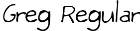 Greg Regular font - greg____.ttf