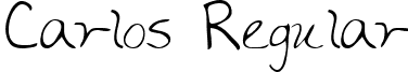 Carlos Regular font - carlos__.ttf