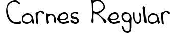 Carnes Regular font - carnes__.ttf