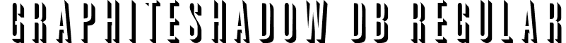 GraphiteShadow DB Regular font - graphiteshadow-regulardb.ttf