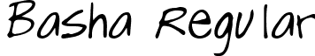 Basha Regular font - basha___.ttf