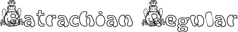 Batrachian Regular font - batrachian.ttf