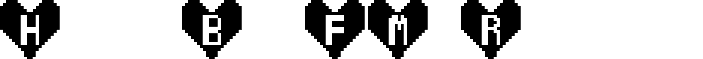 HeartBitFM Regular font - heartbitfm.ttf