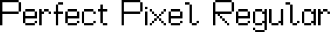 Perfect Pixel Regular font - perfectpixel.ttf