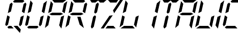QuartzL Italic font - quartzlitalic.ttf