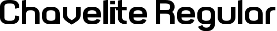 Chavelite Regular font - Chavelite.otf