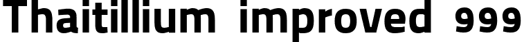 Thaitillium improved 999 font - Thaitillium improved 999 2.ttf