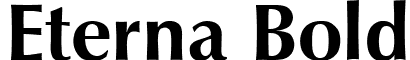 Eterna Bold font - eternabold.ttf