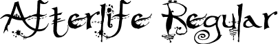 Afterlife Regular font - Afterlife.ttf