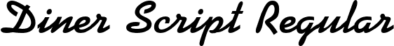 Diner Script Regular font - ditswfte.ttf