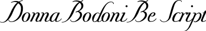 Donna Bodoni Be Script font - donnabodonibescriptpdf.ttf
