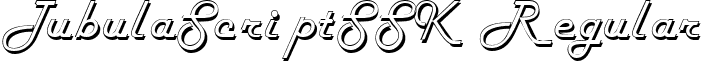 TubulaScriptSSK Regular font - tubulascriptssk.ttf