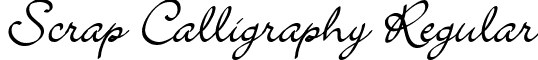 Scrap Calligraphy Regular font - scrapcalligraphy.ttf