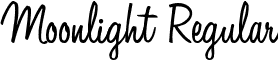 Moonlight Regular font - moonlight.ttf