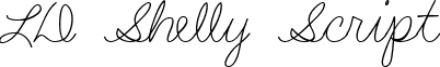 LD Shelly Script font - ldshellyscript.ttf