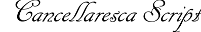 Cancellaresca Script font - cancellarescascript.ttf