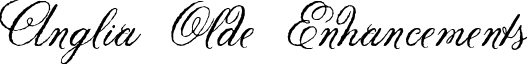 Anglia Olde Enhancements font - angliaoldeenhancements.ttf