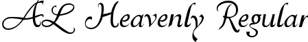 AL Heavenly Regular font - alheavenly.ttf