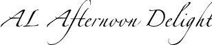 AL Afternoon Delight font - alafternoondelight.ttf