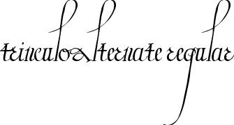 TrinculoAlternate Regular font - trinculoalternate.ttf