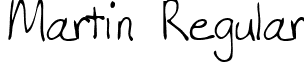 Martin Regular font - martinregular.ttf