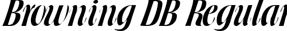 Browning DB Regular font - browning-regulardb.ttf