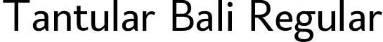 Tantular Bali Regular font - Tantular Bali.ttf