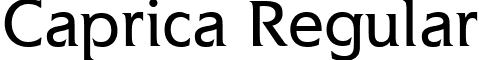 Caprica Regular font - Caprica.ttf